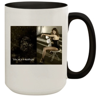 Tricia Helfer 15oz Colored Inner & Handle Mug