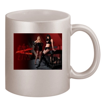 Tricia Helfer 11oz Metallic Silver Mug