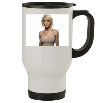 Tricia Helfer Stainless Steel Travel Mug