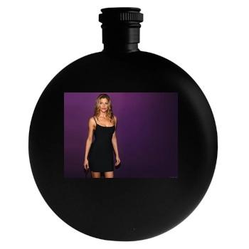 Tricia Helfer Round Flask