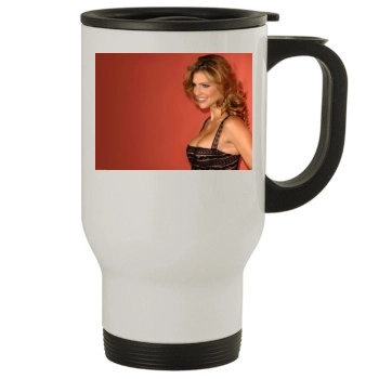 Tricia Helfer Stainless Steel Travel Mug