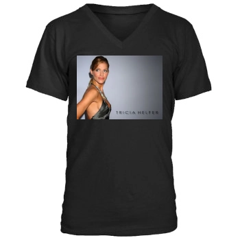 Tricia Helfer Men's V-Neck T-Shirt