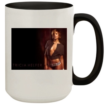 Tricia Helfer 15oz Colored Inner & Handle Mug