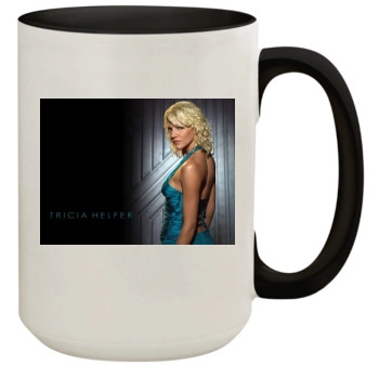 Tricia Helfer 15oz Colored Inner & Handle Mug