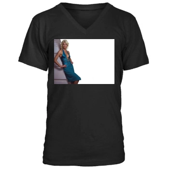 Tricia Helfer Men's V-Neck T-Shirt