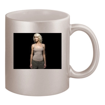 Tricia Helfer 11oz Metallic Silver Mug