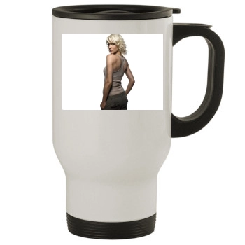 Tricia Helfer Stainless Steel Travel Mug