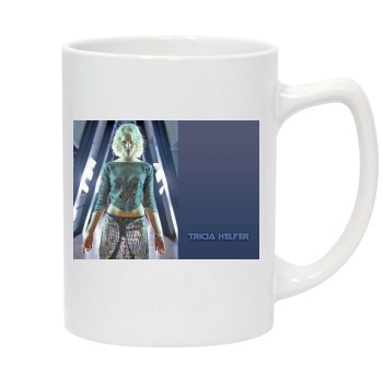 Tricia Helfer 14oz White Statesman Mug