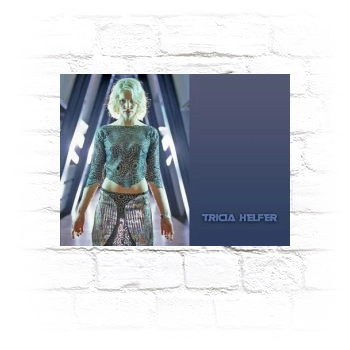 Tricia Helfer Metal Wall Art