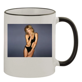 Tricia Helfer 11oz Colored Rim & Handle Mug