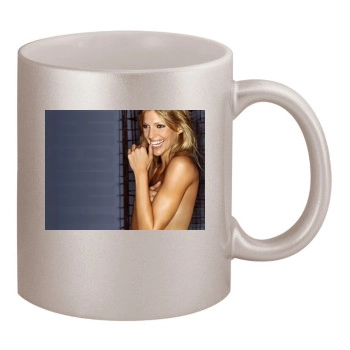 Tricia Helfer 11oz Metallic Silver Mug