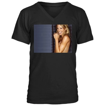 Tricia Helfer Men's V-Neck T-Shirt