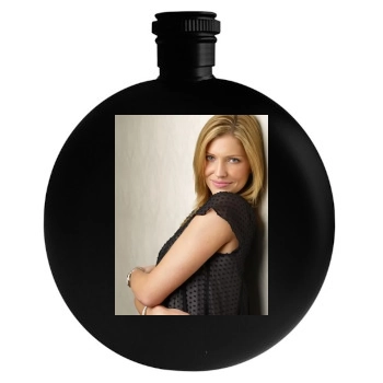 Tricia Helfer Round Flask