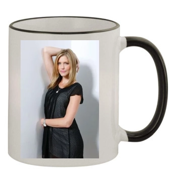 Tricia Helfer 11oz Colored Rim & Handle Mug