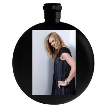 Tricia Helfer Round Flask