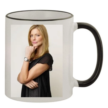 Tricia Helfer 11oz Colored Rim & Handle Mug