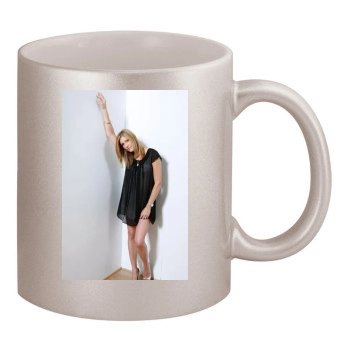 Tricia Helfer 11oz Metallic Silver Mug