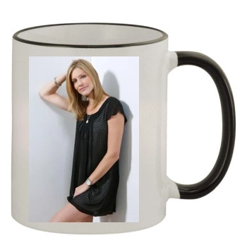 Tricia Helfer 11oz Colored Rim & Handle Mug