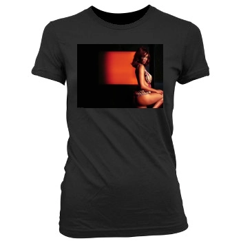 Tyra Banks Women's Junior Cut Crewneck T-Shirt