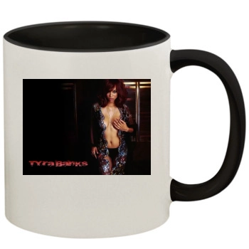 Tyra Banks 11oz Colored Inner & Handle Mug