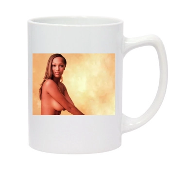 Tyra Banks 14oz White Statesman Mug