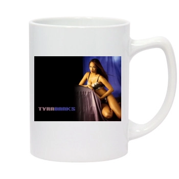 Tyra Banks 14oz White Statesman Mug