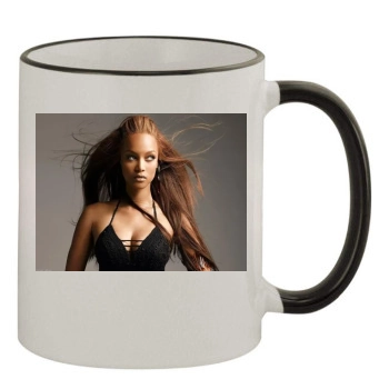 Tyra Banks 11oz Colored Rim & Handle Mug