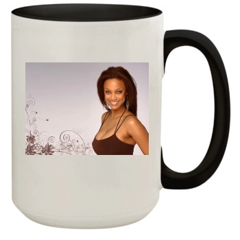 Tyra Banks 15oz Colored Inner & Handle Mug