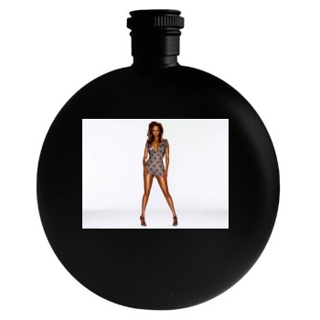 Tyra Banks Round Flask