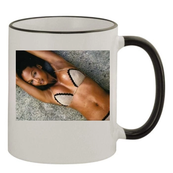 Tyra Banks 11oz Colored Rim & Handle Mug