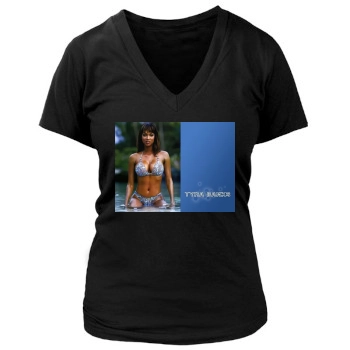 Tyra Banks Women's Deep V-Neck TShirt