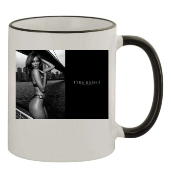 Tyra Banks 11oz Colored Rim & Handle Mug