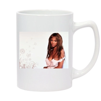 Tyra Banks 14oz White Statesman Mug