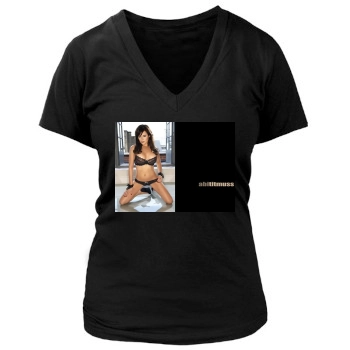 Abi Titmuss Women's Deep V-Neck TShirt