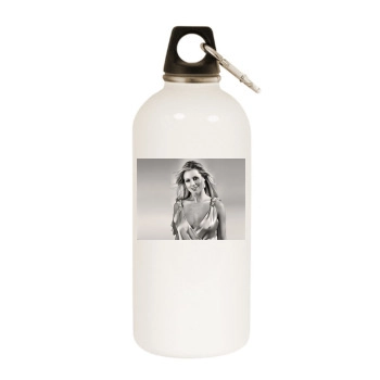 Abi Titmuss White Water Bottle With Carabiner