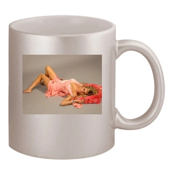 Abi Titmuss 11oz Metallic Silver Mug