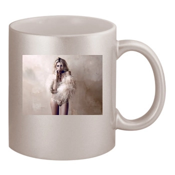 Abigail Clancy 11oz Metallic Silver Mug