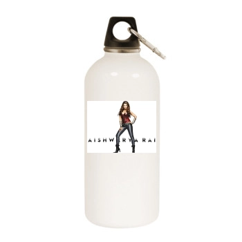 Aishwarya Rai White Water Bottle With Carabiner