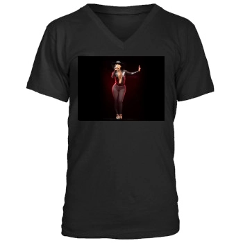 Alicia Keys Men's V-Neck T-Shirt