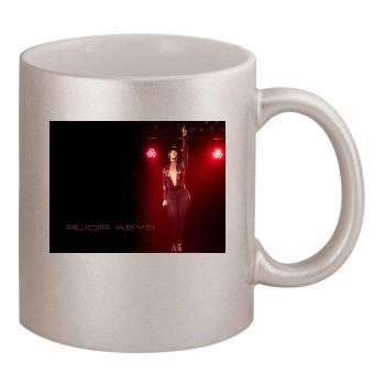 Alicia Keys 11oz Metallic Silver Mug