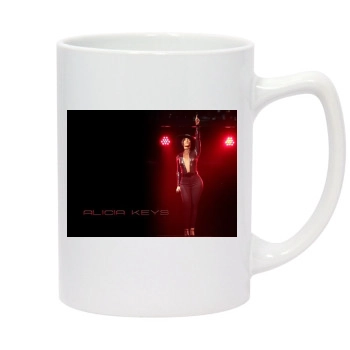 Alicia Keys 14oz White Statesman Mug