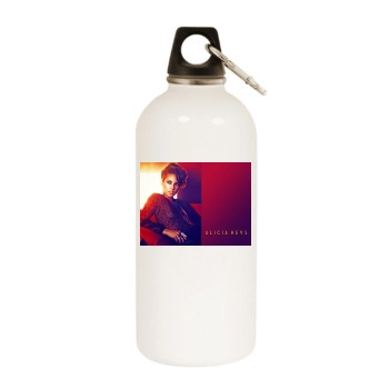 Alicia Keys White Water Bottle With Carabiner