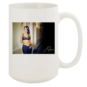 Alizee 15oz White Mug