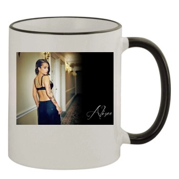 Alizee 11oz Colored Rim & Handle Mug