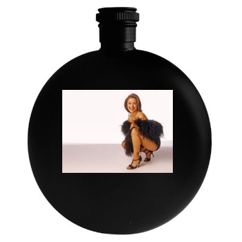 Alyssa Milano Round Flask