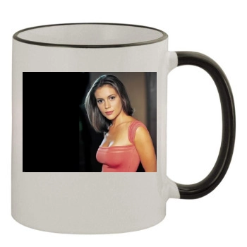 Alyssa Milano 11oz Colored Rim & Handle Mug