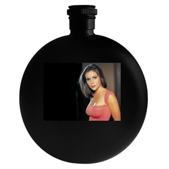 Alyssa Milano Round Flask