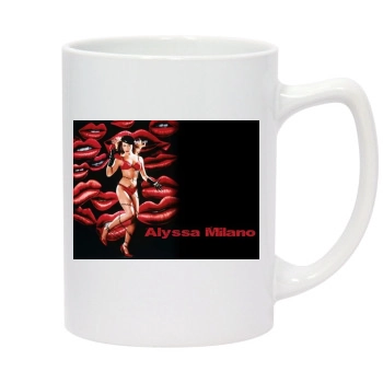 Alyssa Milano 14oz White Statesman Mug