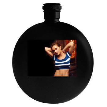 Alyssa Milano Round Flask