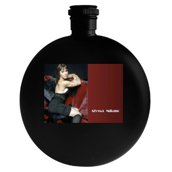 Alyssa Milano Round Flask